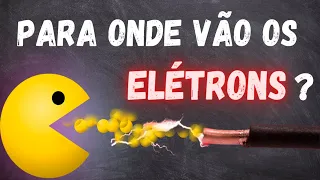 Para onde vão os elétrons? O que acontece com eles na lâmpada, no chuveiro e na TV?