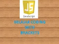 Dasar Pemrograman JavaScript Install Brackets