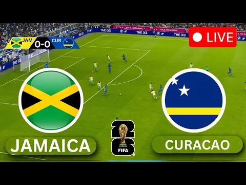 Video Thumbnail: š“ LIVE: Jamaica vs CuraƧao | FIFA World Cup 2026 CONCACAF Qualifiers | eFootball PES 2021 Full Match