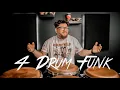 How To Do A 4 Drum Funk Groove Fill on Congas