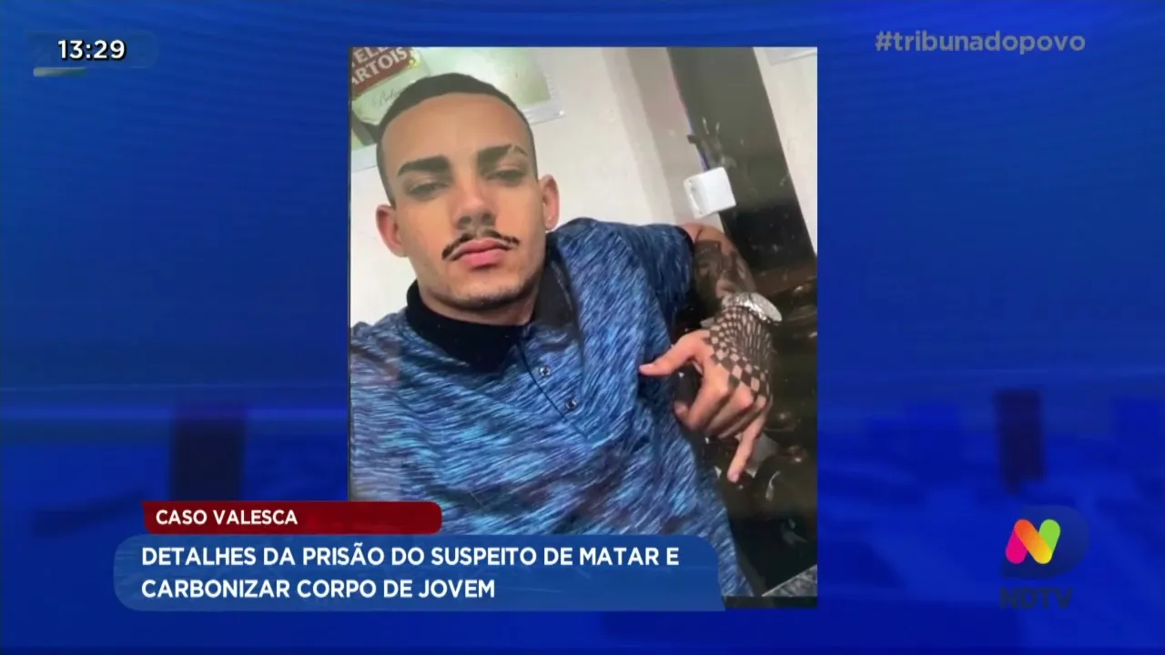Caso Valesca: preso suspeito de matar e carbonizar jovem em Joinville