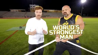 أقوى رجل في العالم ضد 100 طفل السيد الوحش 