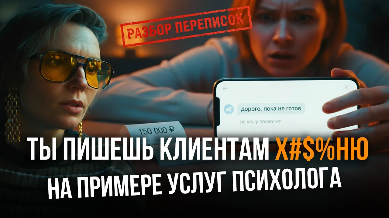 Продавай услуги через переписки | Разбор на примере услуг психолога