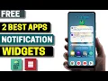 2 Best Free Notification Widgets Apps for Android 2026