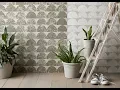 How to stencil a wall pattern with half circles