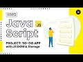 JS Build a To-Do App with JavaScript CRUD Local Storage JS Elevate Ep 20