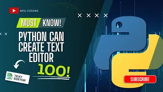 Build a Professional Text Editor in Python Step-by-Step