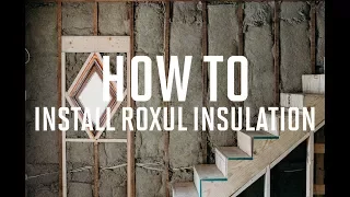 How to Insulate walls with Roxul Insulation - BETTER THAN FIBERGLASS