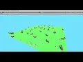 Prey-Predator agent-based simulation in Unity