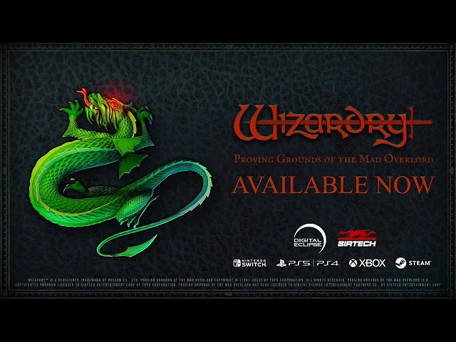 Wizardry: Proving Grounds of the Mad Overlord - Launch Trailer