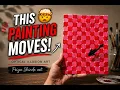 This Painting MOVES When You Change Your Angle Easy Optical Illusion Painting Tutorial