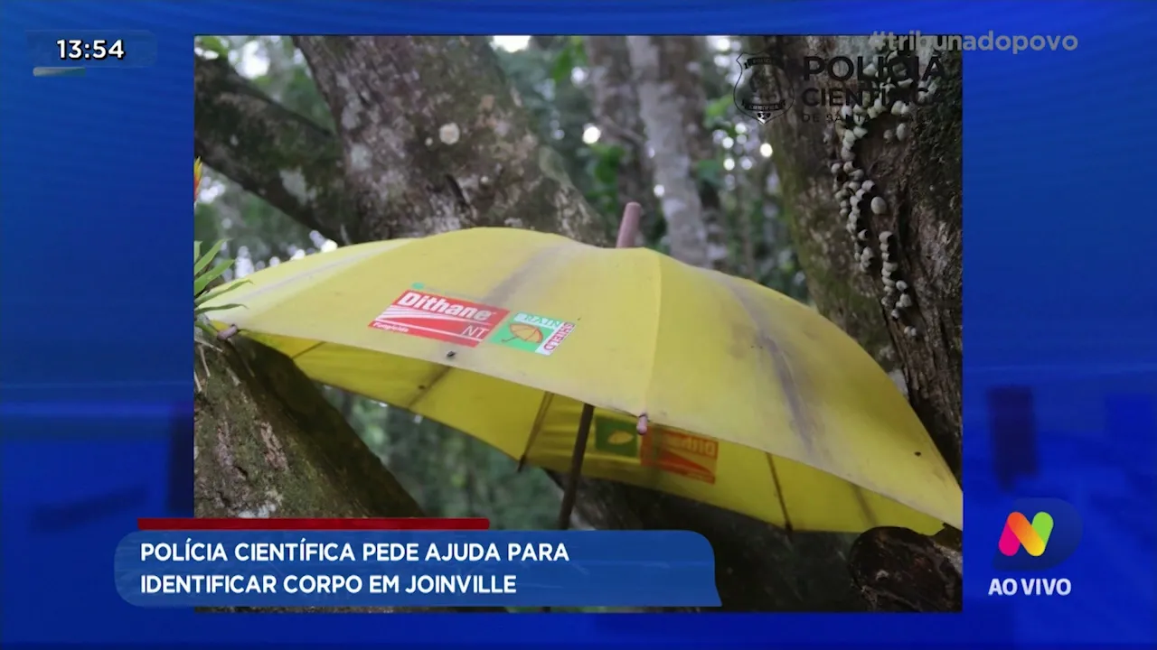Polícia Científica pede ajuda para identificar corpo em Joinville