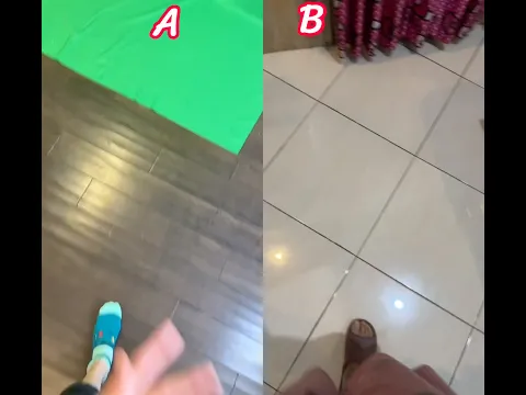A vs B walking on walls #shorts
