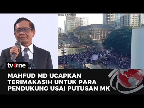 Usai Terima Putusan MK, Mahfud MD: Mari Tegakkan dengan Baik