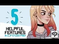Clip Studio Paint Tutorial 5 Features you should know Quick Mask Selection Layers etc