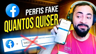 NOVO ✅ Criar VARIAS contas no Facebook (VÁRIOS PERFIL FALSO)