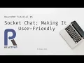 ReactPHP Tutorial Simple Chat With Sockets - Making it user-friendly