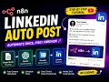 I Automated LinkedIn with AI n8n Auto-Post Content Without Doing It Manually