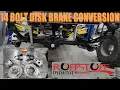 GM 14 bolt disk brake conversion from Ruff Stuff