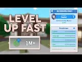 How To Level Up FAST at The Bloxburg School