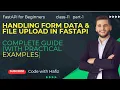 FastAPI Form Data File Uploads - Complete Beginner s Guide Part 1 Code With Hafiz