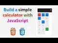How to Build a Simple Calculator Using JavaScript ASMR Coding Tutorial