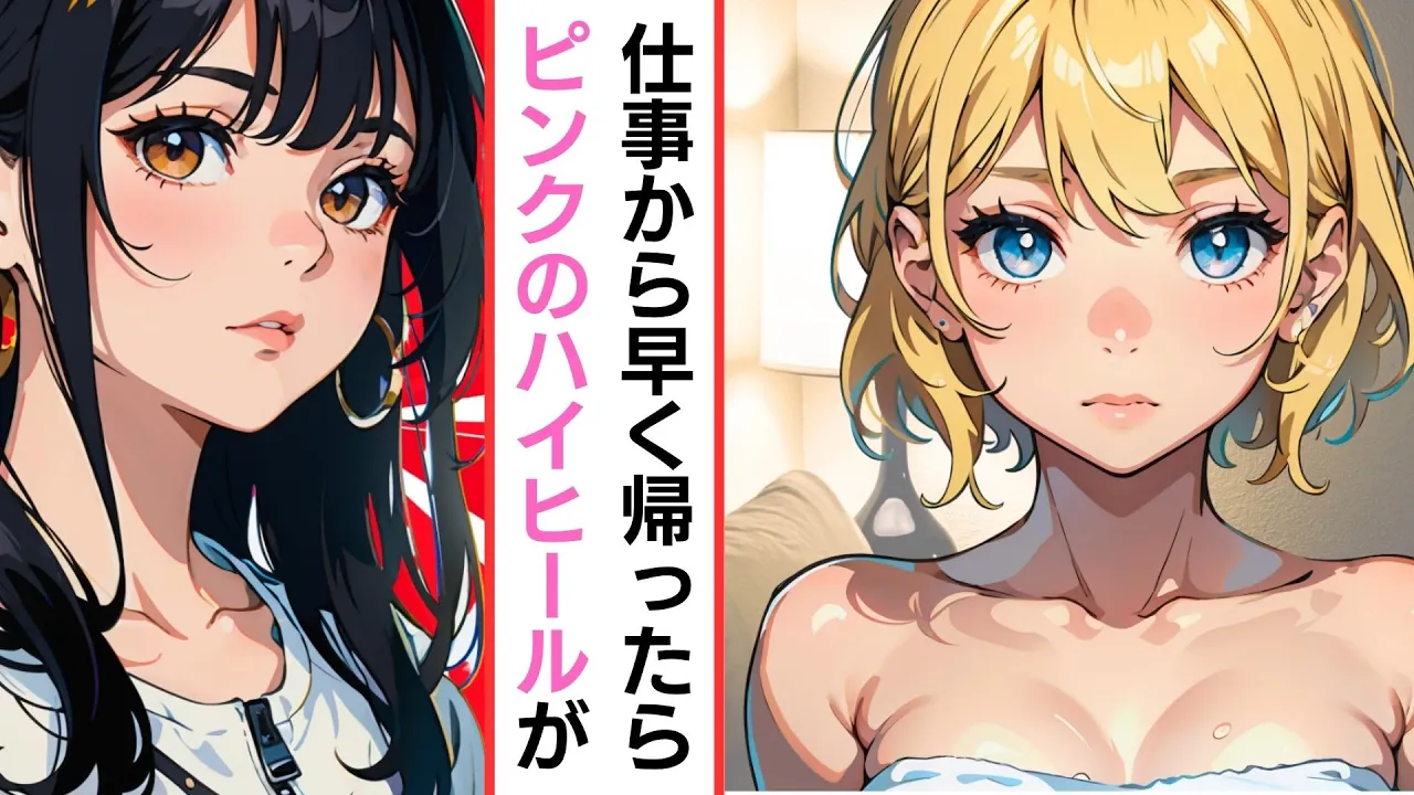 【漫画】仕事からたまたま早く帰ってきたら玄関に見慣れないピンクのハイヒールが…寝室の浮気現場は修羅場に!写真を取って慰謝料を請求して挙句の果てには服まで隠されて、更に…