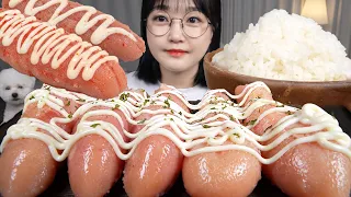 따끈한 흰밥에 명란젓이면 다른 반찬 필요 없죠🍚🧡한식 먹방 Pollock Roe Goes Perfectly with Rice Mukbang ASMR