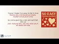 So Easy (To Fall in Love) - Olivia Dean l Cover Alex Marodi l Lirik Terjemahan Bahasa Indonesia