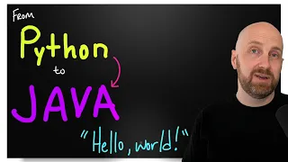 Learning Java after Python - Hello World