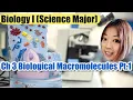 Ch 3 Biological Macromolecules Part 1