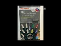 Sylvania color changing LED Christmas Lights