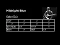 Midnight Blue (Kenny Burrell) Backing Track (+TAB)