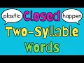 Closed Two-Syllable Words Short Vowels