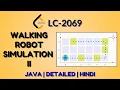 Walking Robot Simulation II - Leetcode 2069 Java Hindi
