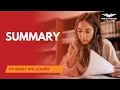 Mod 2 Lesson 4 Understand Customer Validation Summary