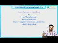LEC06 Object Oriented Programming Using Java Instance Vs Static Variables by Mr P Purushottam