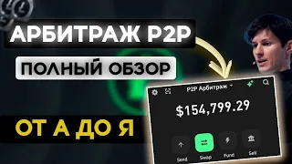 Арбитраж Криптовалюты с Нуля | Как Заработать на P2P Связке + Реальный Пример
