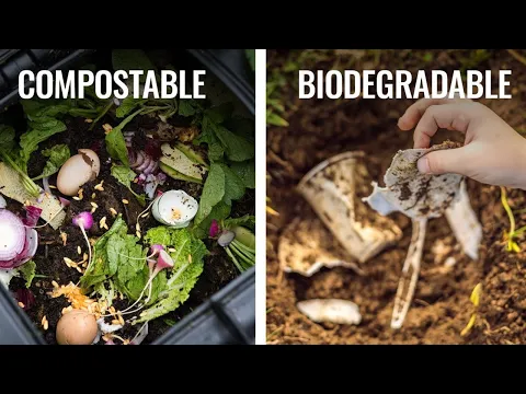 Download MP3 ¿Cuál es la diferencia entre BIODEGRADABLE y COMPOSTABLE?