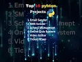Python Top 16 Python Projects