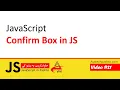 21 Confirm Box in JavaScript JavaScript JavaScript in Pashto