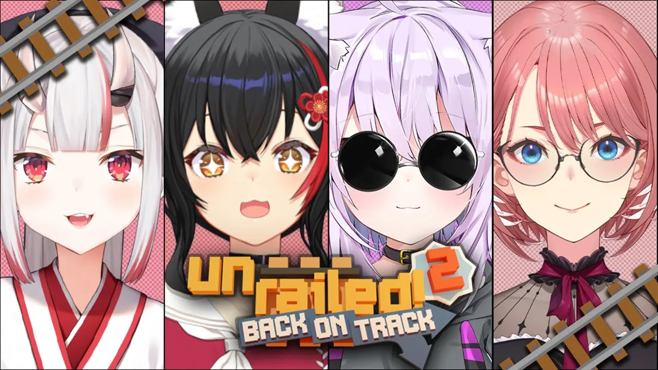 【 Unrailed2 】みんなで線路建設じゃあああ??【 #鬼と狼と猫と鷹と 】