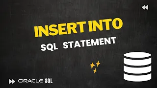 How to use INSERT INTO statement in Oracle SQL Oracle Live SQL