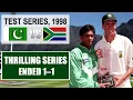 Lagu Meest spannende serie eindigde in 1-1 | Pakistan Tour van Zuid-Afrika 1998 | Azhar Mahmood Heroics