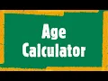 Age Calculator Using Angular