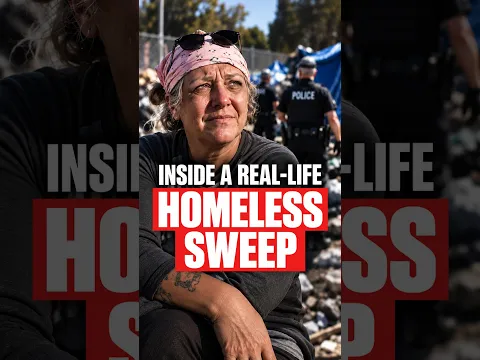 Inside a real-life homeless sweep