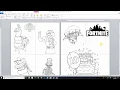 How to Mini coloring books using Microsoft Word