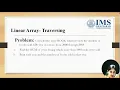 Linear Array Traversing