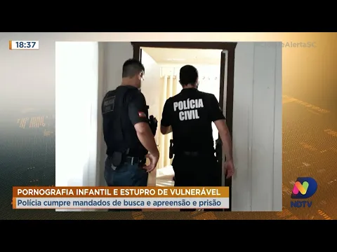 Homem é preso suspeito de estupro de vulnerável e armazenamento de pornografia infantil