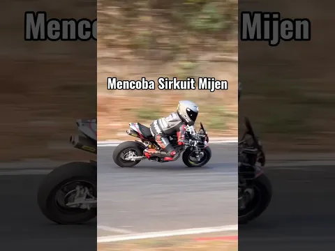 Pertama kali mencoba sirkuit Mijen Semarang 🙌🏻